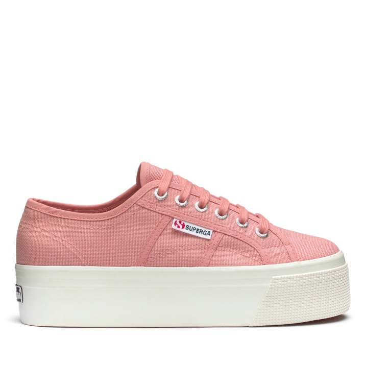 Superga 2790 Linea Arriba Abajo Rosa Polvoriento-f Avorio
