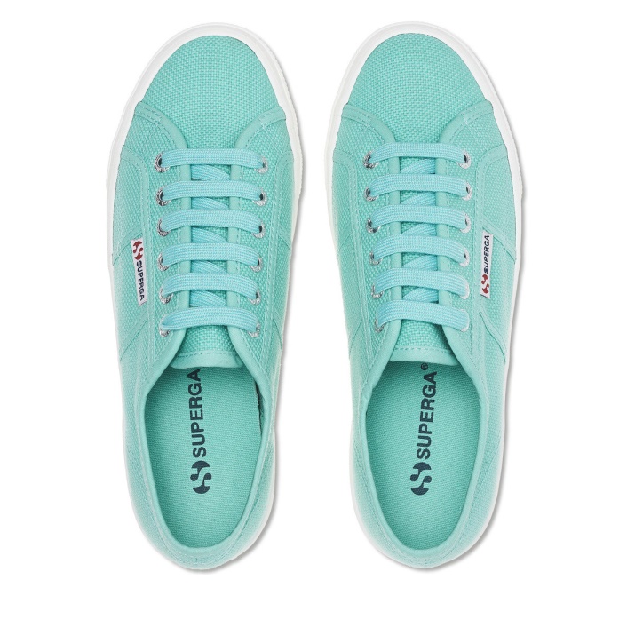 Superga 2790 Linea Arriba Abajo Verde Agua-f Avorio