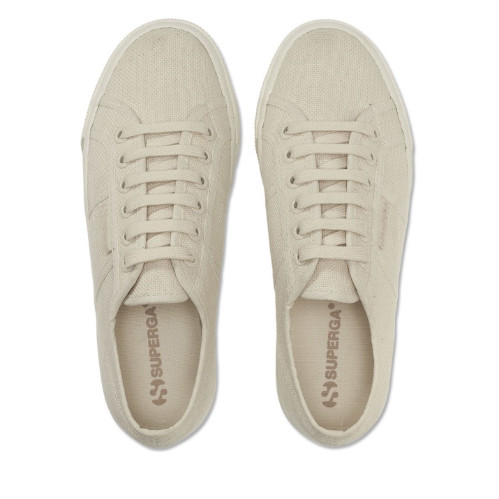 Superga 2790 Shiny Gum Beige Raw Total-shiny Avorio