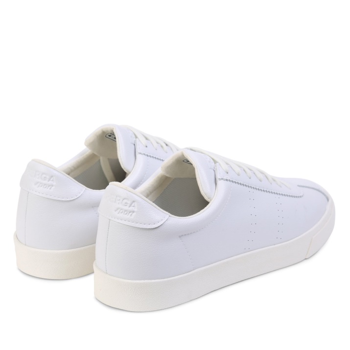 Superga 2843 Club S Cuero Vegano Blanco-blanco Avorio