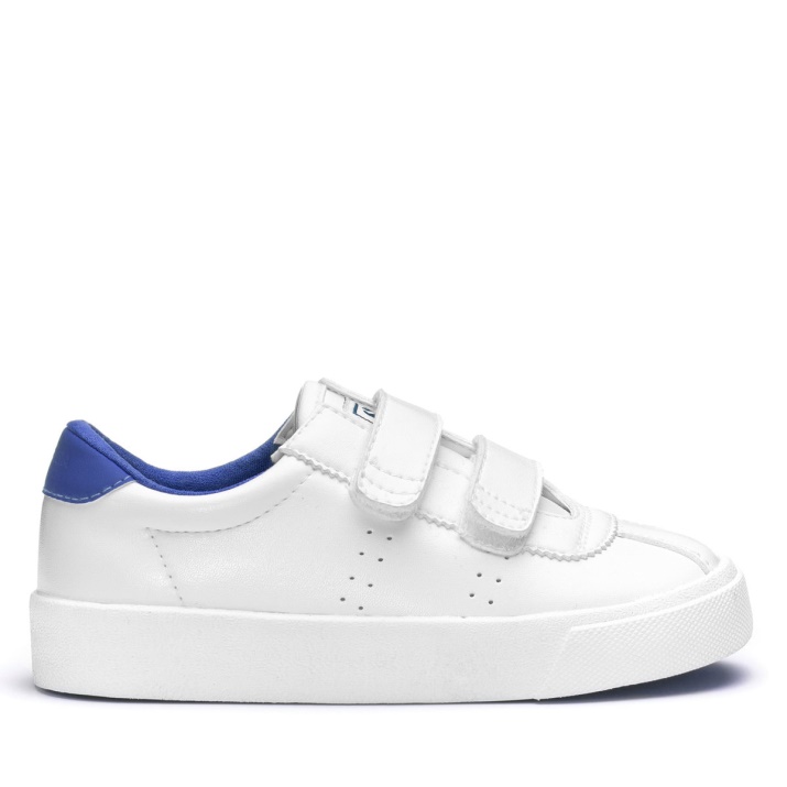 Superga 2843 Kids Club S Vegan Blanco-azul Frio