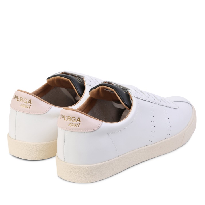 Superga 2843 Superga Sport Club S Blanco Rosa Negro