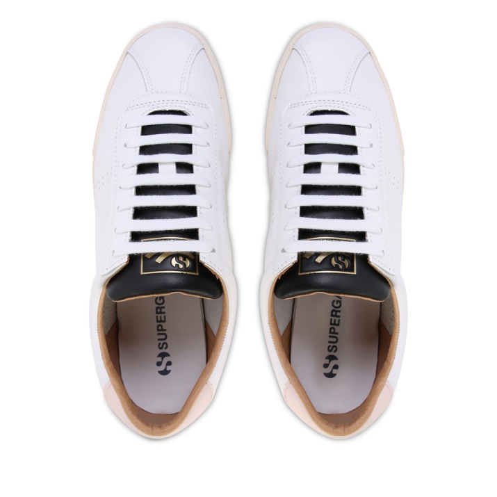 Superga 2843 Superga Sport Club S Blanco Rosa Negro