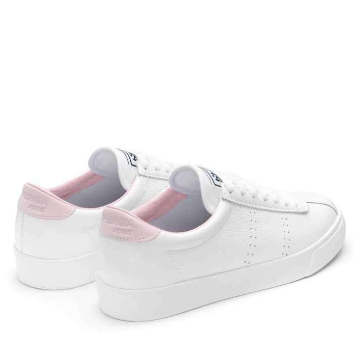 Superga 2843 Superga Sport Club S Blanco-rosa Lt