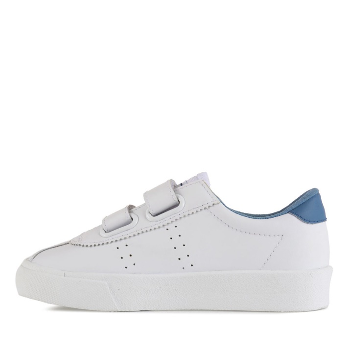Superga 2843 Superga Sport Club S Kids Blanco-azul Lt Cobalt