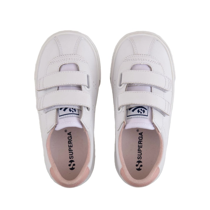 Superga 2843 Superga Sport Club S Niños Blanco-rosa Humo