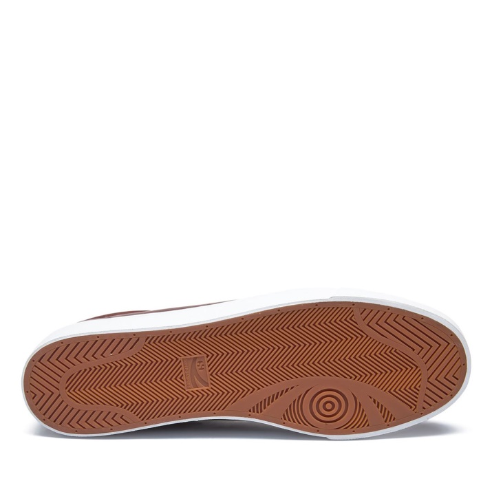 Superga 2843 Superga Sport Cuero Cepillado Coñac-blanco