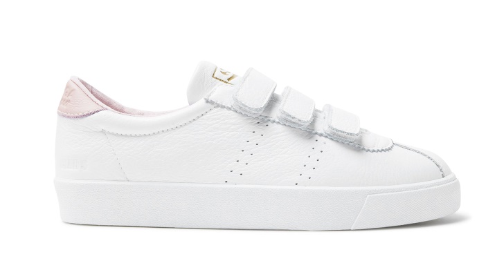 Superga 2870 Club S Correas Blanco-rosa Humo