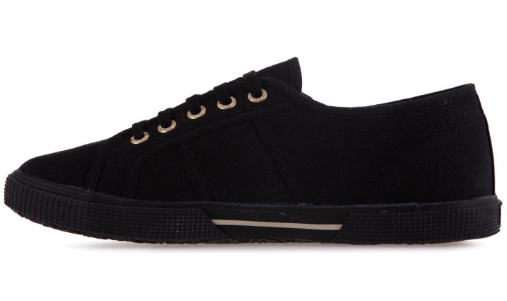 Superga 2950 Cotu Negro-oro Pálido