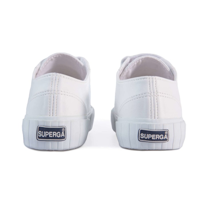 Superga 2980 Cuero Sintetico Blanco