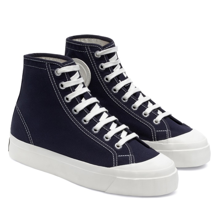 Superga 3192 Cesta Campionato Azul Gris Dk F Avorio