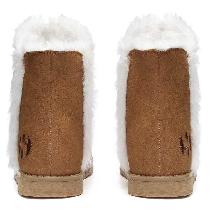 Superga 4033 Niños Gamuza Sintética Marrón Bronce