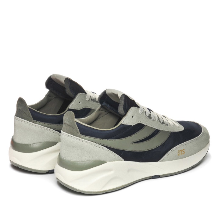 Superga 4089 Training 9ts Slim Agate Gris-verde Safari-azul G