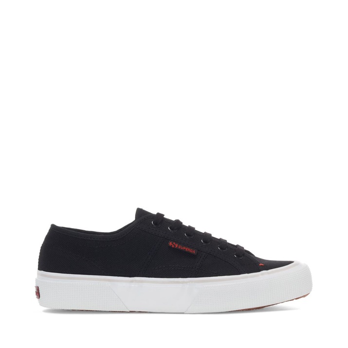 Zapatillas Deportivas En Negro Rojo 2490 De Superga