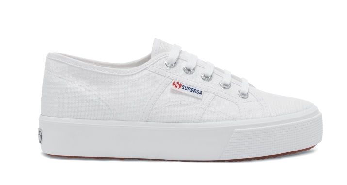 Superga 2730 Plataforma Media Blanca