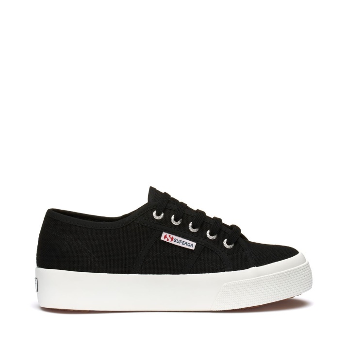 Superga 2730 Cotu Negro Blanco