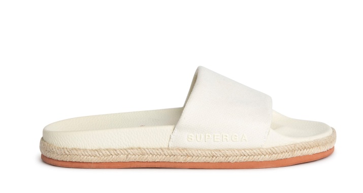 Superga 1908 Toboganes Lona Orgánica Cuerda Remolacha Roja