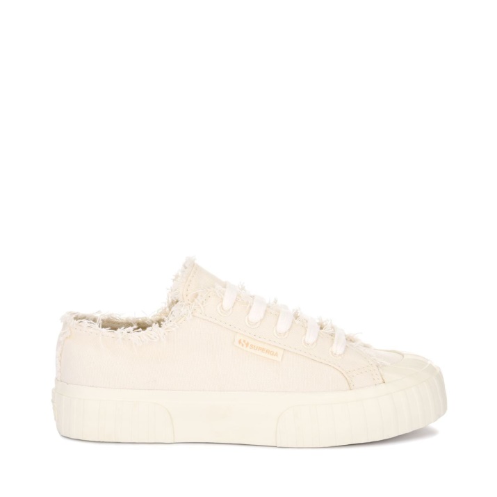 Superga 2630 Lona Orgánica Con Flecos Na Weeds