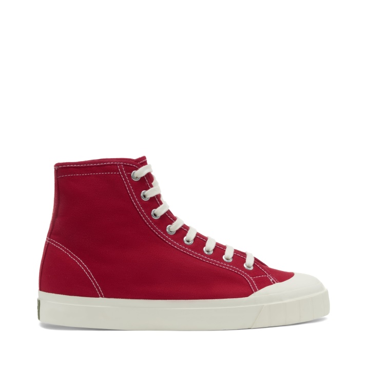 Superga 3192 Cesta Campionato Rojo Llama-blanco