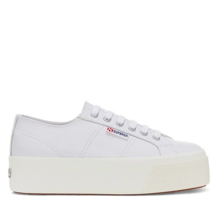 Superga 2790 Nappa óptica Blanco-plata-f Avorio