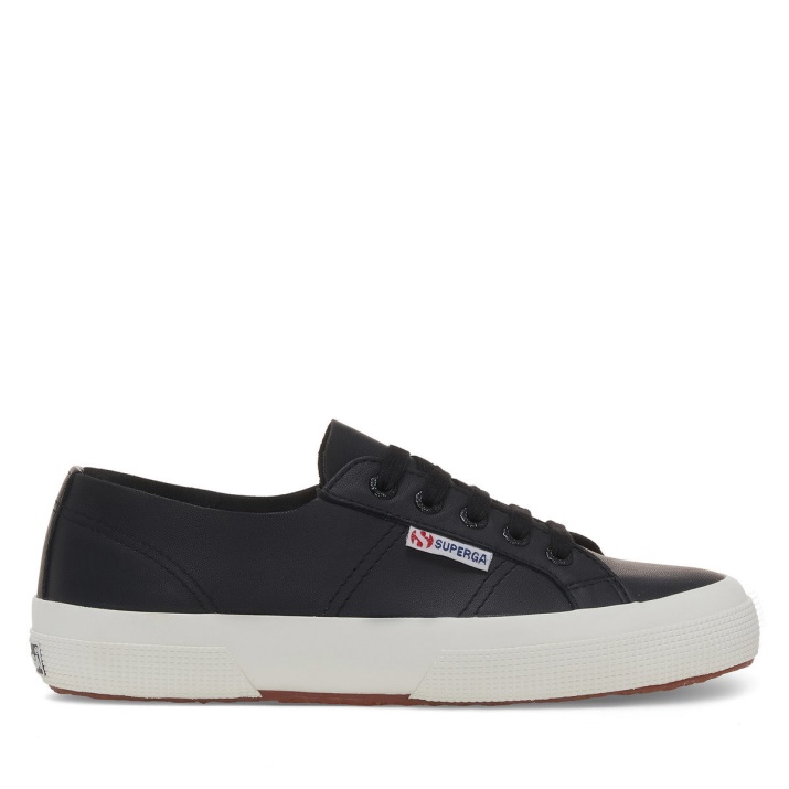 Superga 2750 Sin Forro Napa Negro-f Avorio
