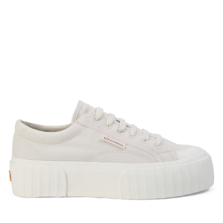 Superga 2631 Plataforma De Rayas Tinte Natural Orgánico Hojas Magenta Secas
