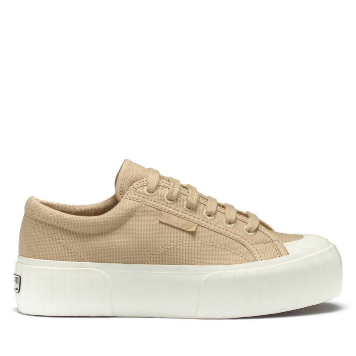 Superga 2631 Stripe Plataforma Tinte Natural Organico Magenta-terminalia