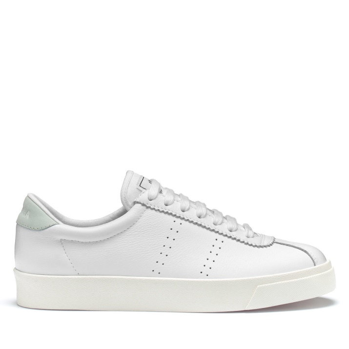 Superga 2843 Club S Comfort Cuero Blanco-azul Hielo-f Avorio