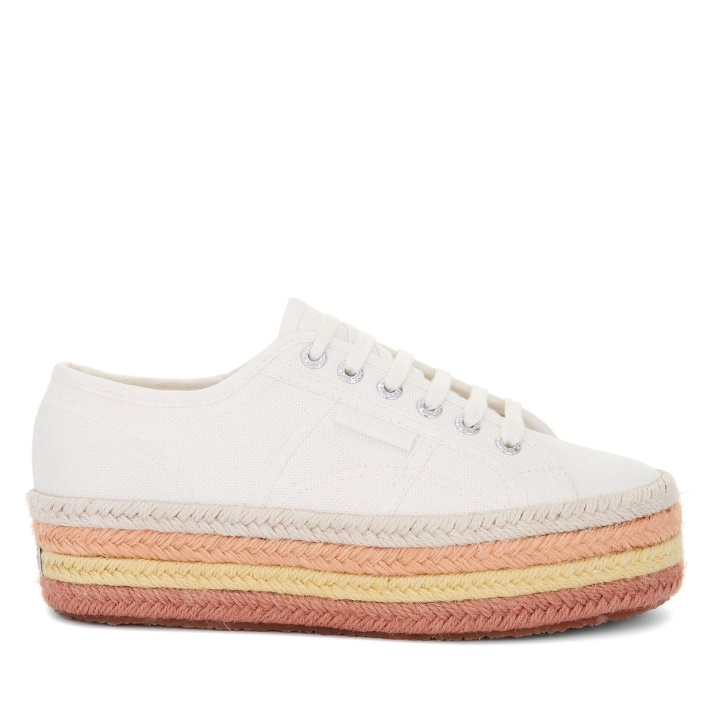 Superga 2790 Cuerda Multicolor Blanco Avorio-bgesso-oapricot-b