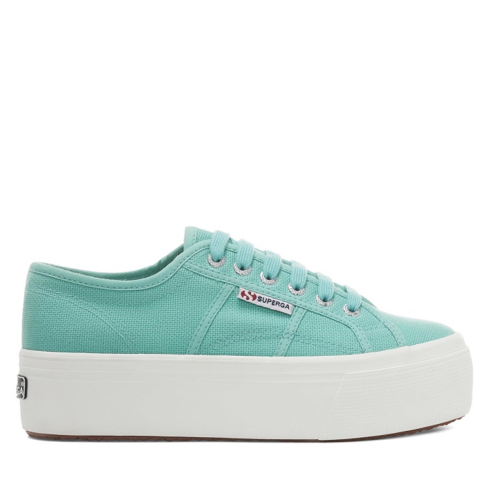 Superga 2790 Linea Arriba Abajo Verde Agua-f Avorio