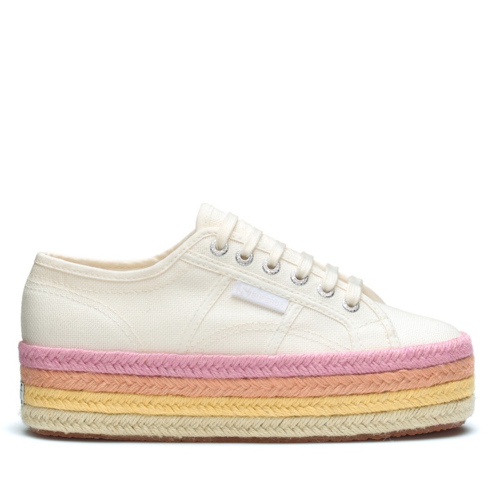 Superga 2790 Cuerda Multicolor Blanco Avorio-candy Multicolor