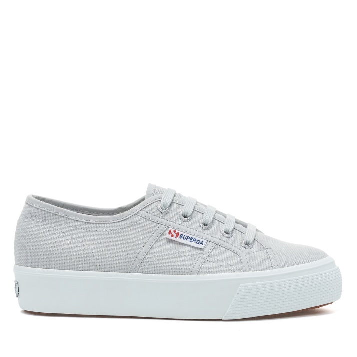 Superga 2730 Plataforma Media Ceniza Gris