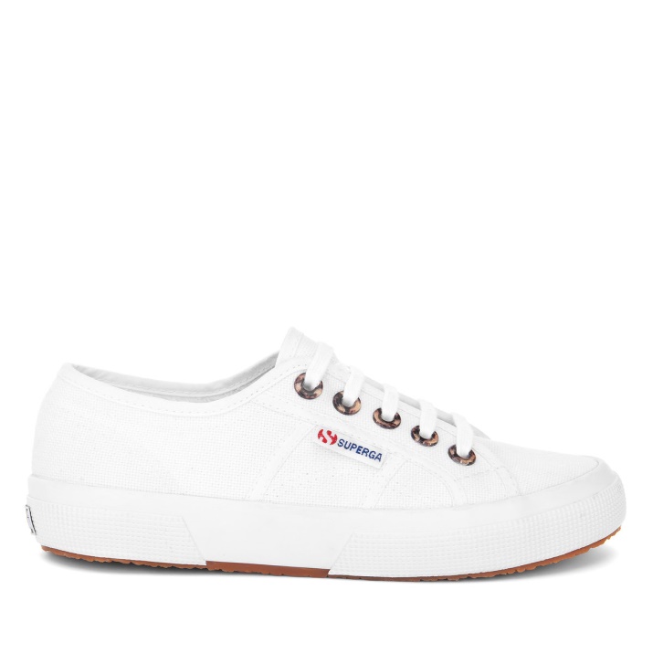 Superga 2750 Resina Ojales Blanco-carcasa Clásica