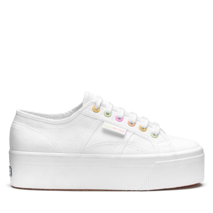 Superga 2790 Detalles Arcoiris Blanco-candy Multicolor