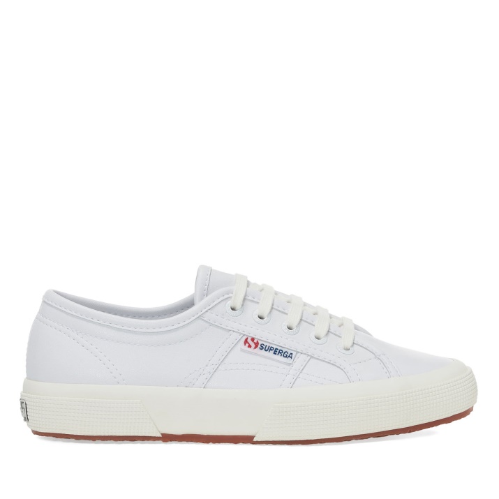 Superga 2750 Cuero Vegano Blanco-blanco Avorio