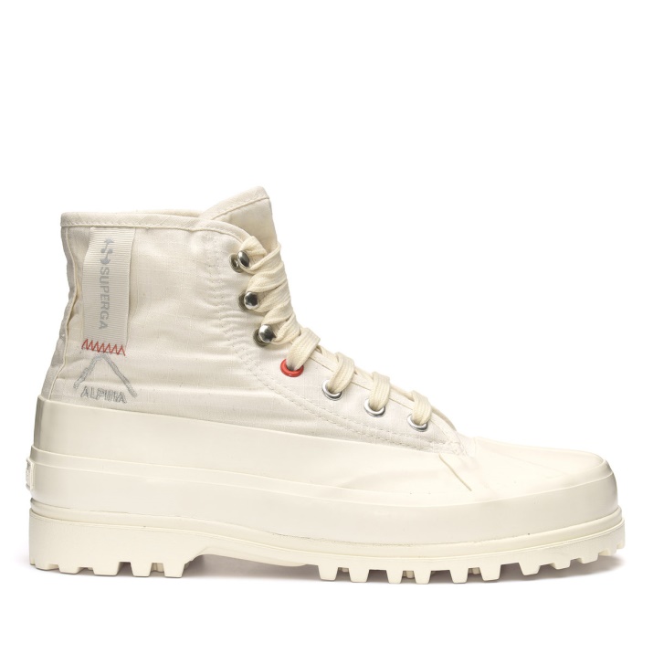 Superga 2481 Alpina Ripstop Beige Naturak-naranja Tomate