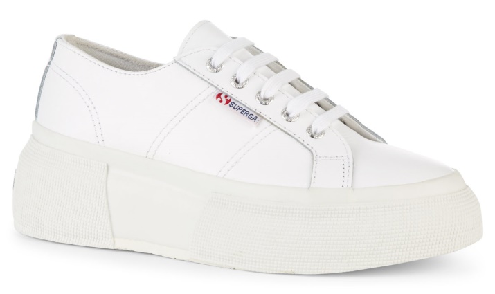 Superga 2287 Napa Lea Up5 Blanco