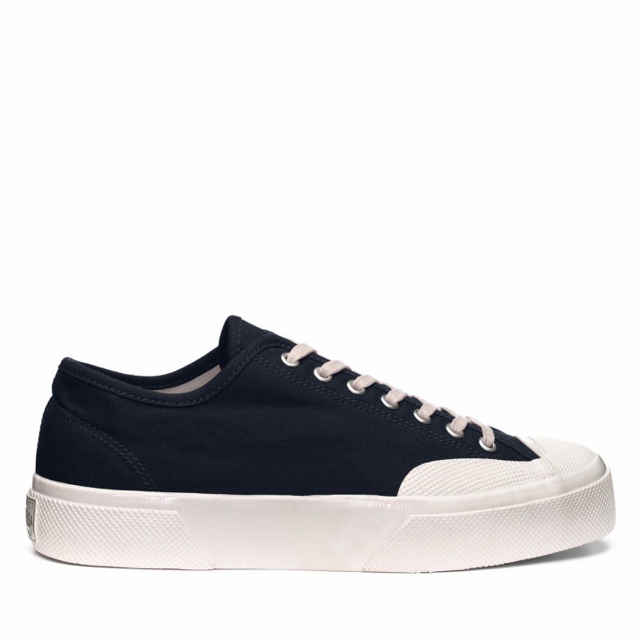 Superga 2432 W C1150 Orillo Pato Azul Marino-blanco Roto