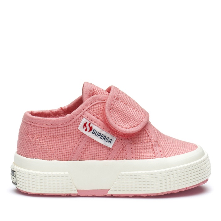 Superga 2750 Bstrap Bebe Rosa - F Avorio