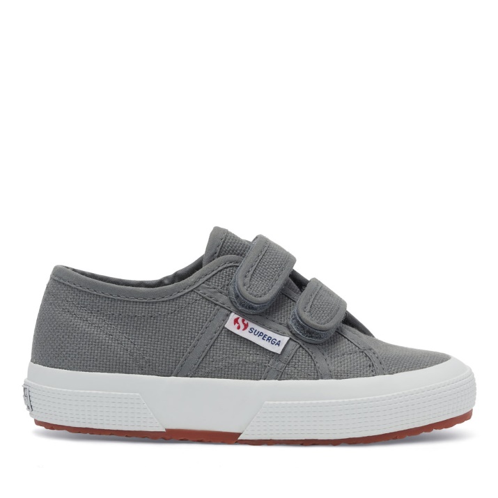 Superga 2750 Jstrap Classic Niños Gris Salvia