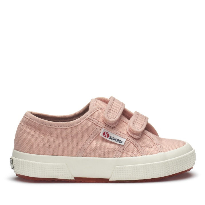 Superga 2750 Jstrap Classic Kids Rosa Rubor - F Avorio