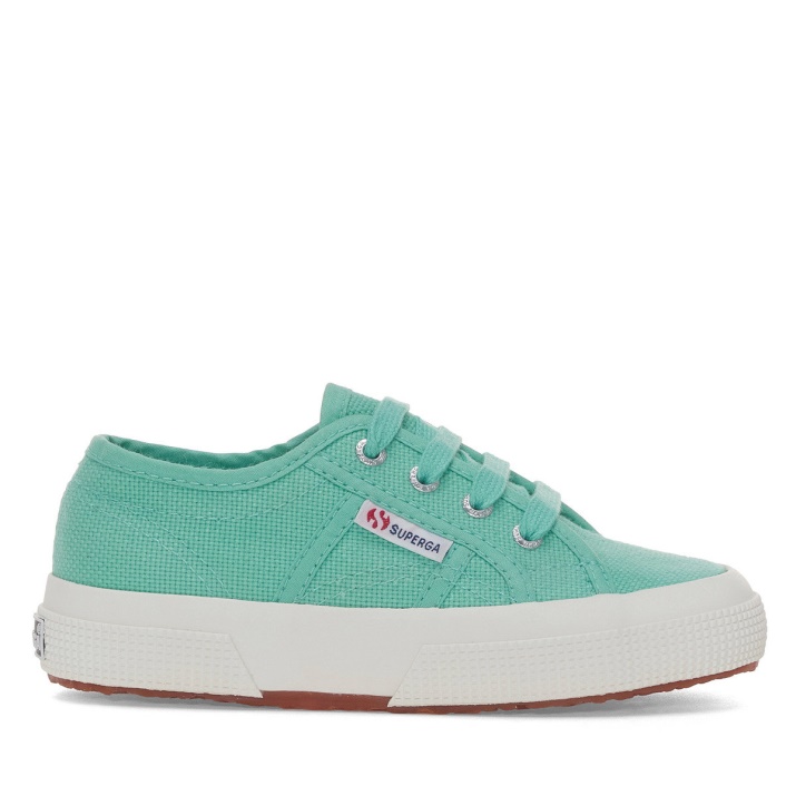 Superga 2750 Jcot Classic Niños Verde Agua-f Avorio