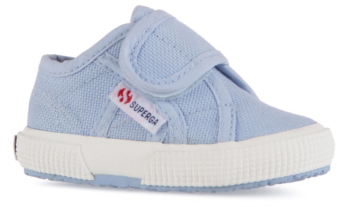 Superga 2750 Bstrap Baby Azure Luz Del Día-f Avorio