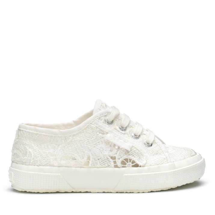 Superga 2750 Niños Macramé Blanco Total Avorio