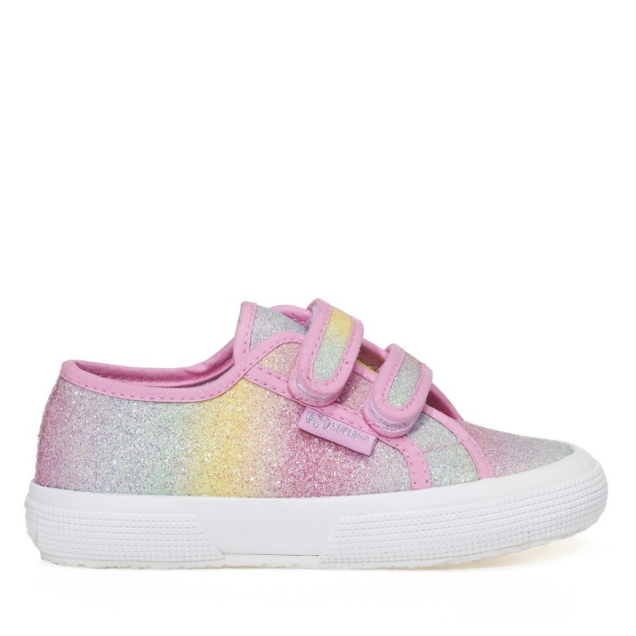 Superga 2750 Kids Iridiscente Micropurpurina Rosa Pastel Multicolor